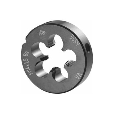 Holex M14X1.5 HSS-E Round Die, Closed/Pre-Slit Form 141075 14X1,5